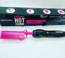 Load image into Gallery viewer, Sapphire Pink Hot Comb
